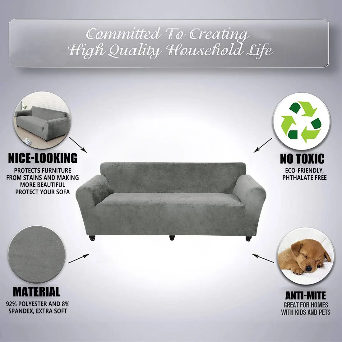 Рисунок 4 - Бархатный Чехол для дивана