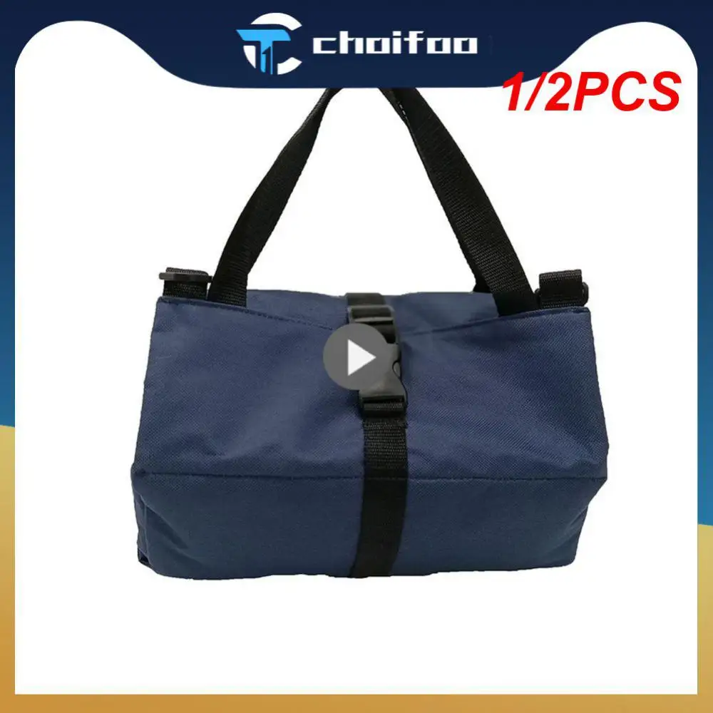 

1/2PCS Working Tool Bag Roll Tool Roll Multi-Purpose Tool Roll Up Bag Wrench Roll Pouch Hanging Tool Zipper Carrier Tote