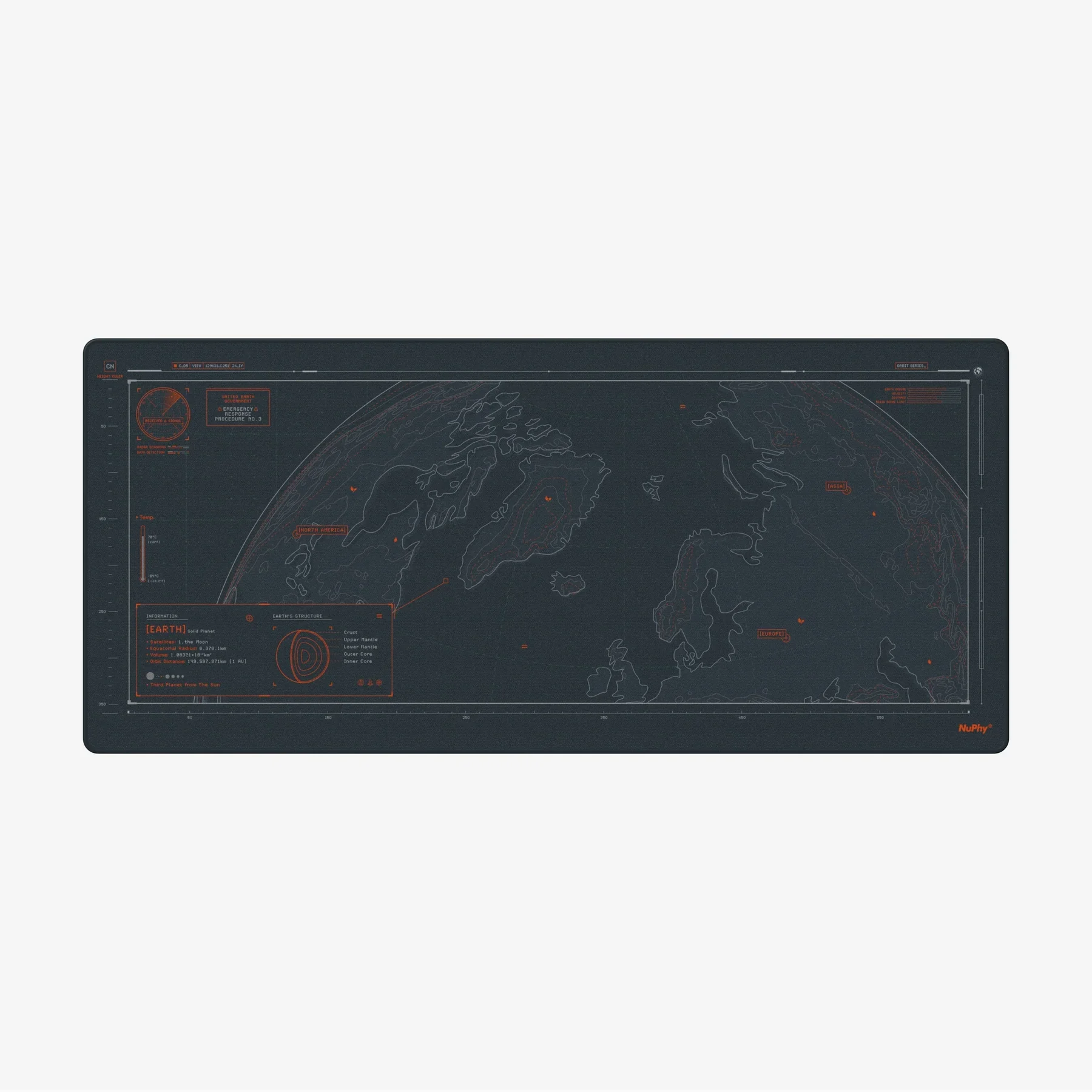 NuPhy Earth Deskmat