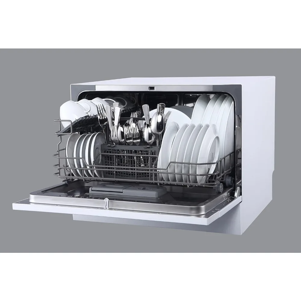 SD-2225DWA Energy Star Countertop Dishwasher with Delay Start & LED &ndash; White