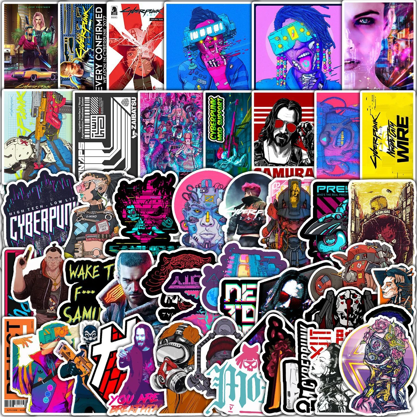 Cyberpunk Anime Vinyl | Sticker