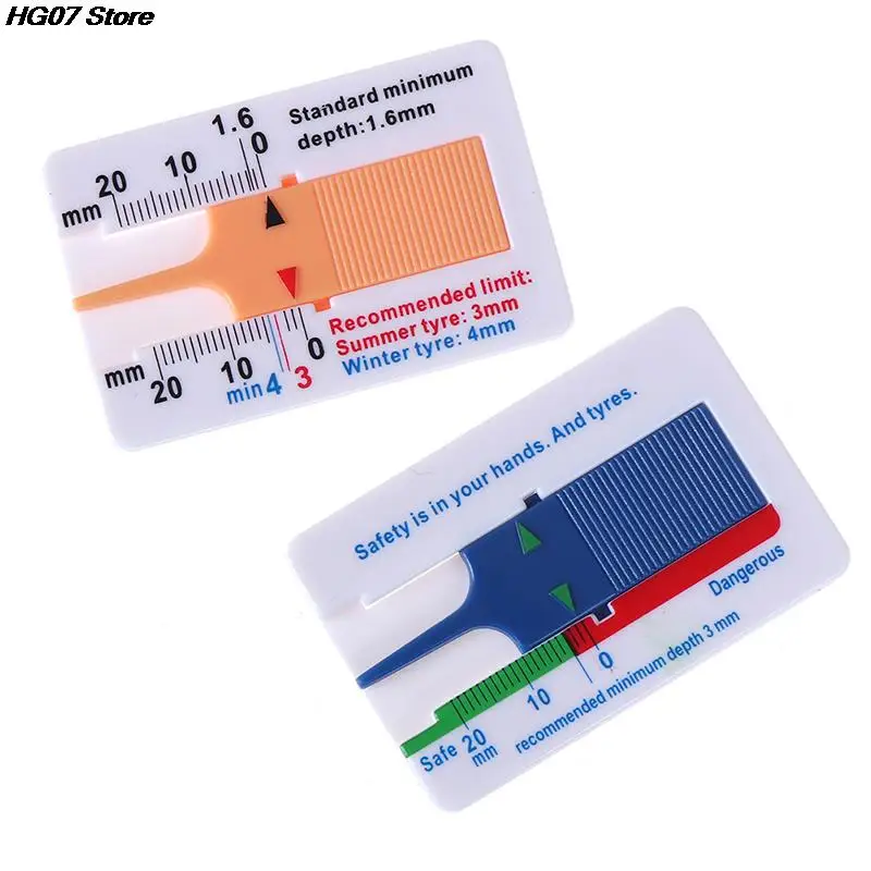 Depth Gauge Car Tyre Tire Tread Depth Gauge Meter Measurer Tool 0-20mm tyre tread depth gauge