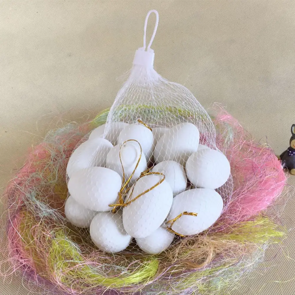 

Solid Color Hanging Decoration Eggs 20Pcs Gift Plastic DIY Painting Craft Stylish Ornaments Easter Home Supplies Gifts