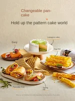 220V Pancake Machine Household Spring Rolls Skin Spring Cake Machine crepe cake Machine Mini Small Electric Crepe Maker 2