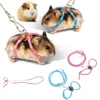 Hamster Traction Rope Adjustable Small Pet Soft Strap Leash Bird Parrot Mouse Hamster Ferret Rat Pet Pig Leash Leash