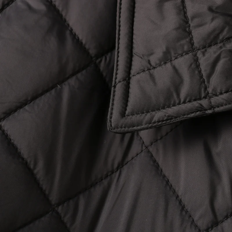Mens Bomber Jackets Diamond Quilted Fall Winter Rib Varsity Lightweight Winter Coat Waterproof Thermal Outdoor Jacket 4