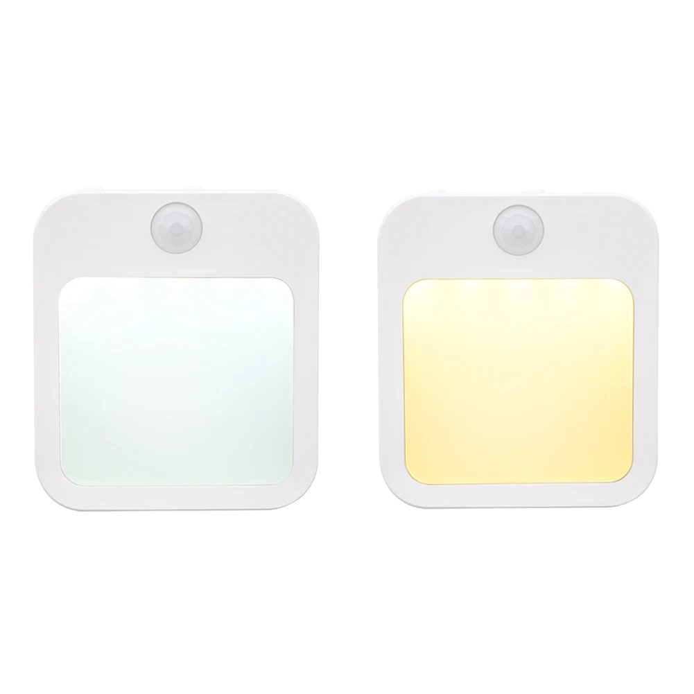 

New Motion Sensor LED Night Lights EU Plug Dimmable Cabinet Light For Baby Bedside Bedroom Corridor Wireless Night Lamp Lighting