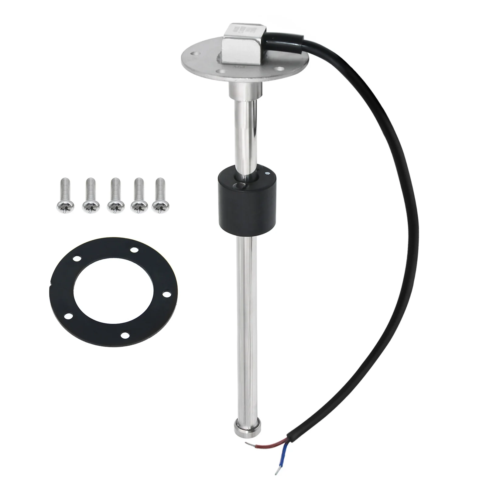 7-Farben-Hintergrundbeleuchtung 52MM Kraftstoffstandsanzeige 240-33 Ohm Edelstahl-Kraftstoffstandsensor 100-500mm Passend für Marine, Boot, Auto, LKW 12V 24V – Detail 17