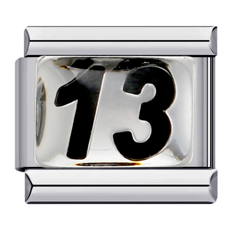 Gold Figure Charm for Italian Links Bracelet - Stainless Steel, 9mm