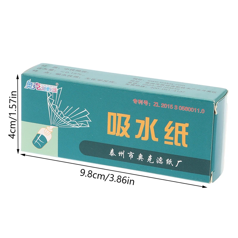 1Box Saxophone Pad Absorbent Cleaning Paper Mouthpiece All Purpose Cleaner Absorbent Paper For Saxophone Flute Clarinet