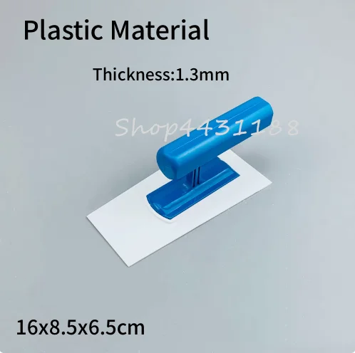 16*8.5*6.5cm Plastic flat head plaster trowel construction concrete spatula tool for art painting decoration tools