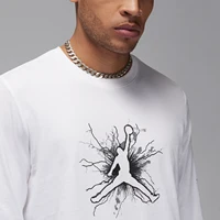 Nike T-shirt à manches longues en tricot à col rond imprimé décontracté pour hommes JORDAN authentique FN5973-100 4
