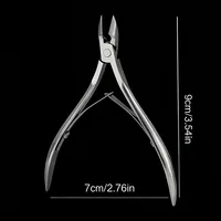 Coupe-ongles professionnel en acier inoxydable, adapté aux ongles incarnés, coupe-bord de précision, ongles épais et outil de pédicure 5