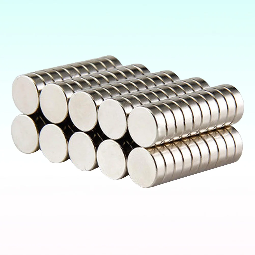

100PCS Permanent Round Magnets Portable Magnetic Push for Refrigerator Crafts Science Projects Whiteboard - 10x3mm
