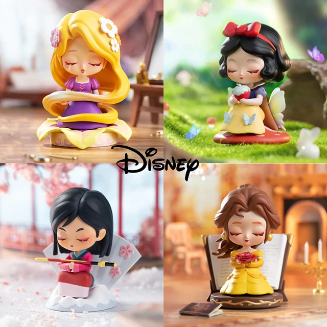 Disney Princess Series Mystery Box pour filles, ville de conte nickel é,  surprise, boîte ennemi, jouets tendance, cadeau d'anniversaire, figurine de  collection, véritable