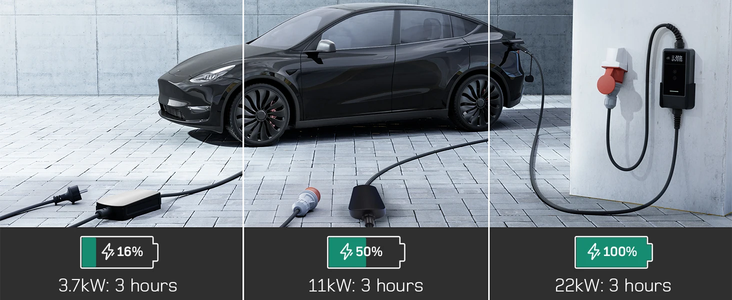 Trofazna mobilna punionica za automobil (EV) snage 22kW | APK - WiFi S6d7ba0d3ea39469bbd10b5bf8fd64ab69