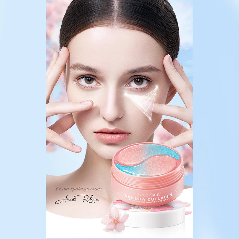 Sakura Collagen Eye Mask Anti Dark Circles Eye Bags 60pcs