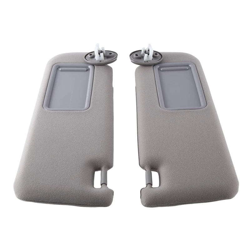 

2PCS Grey Sun Visor ABS Sun Visor With Mirror Interior Sun Visor For Toyota Camry 2012-2017 74320-06610-B1 74320-06610-B2