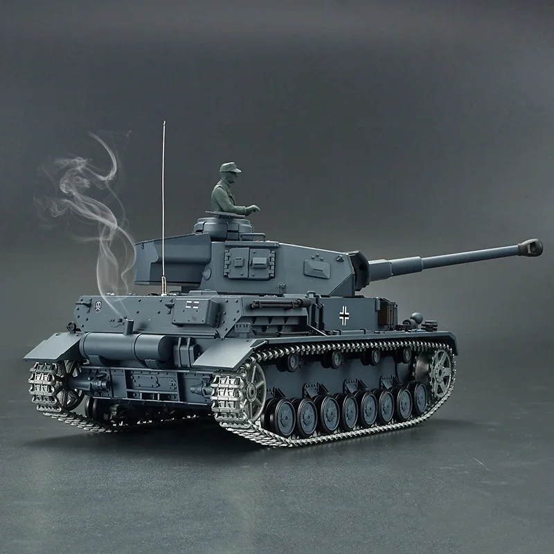 Henglong 3859 1/16 Remote Control Tank German Panzer IV (F2 Type) RC Medium Tank Model 7.0 Professional Metal Version RC Cars 4