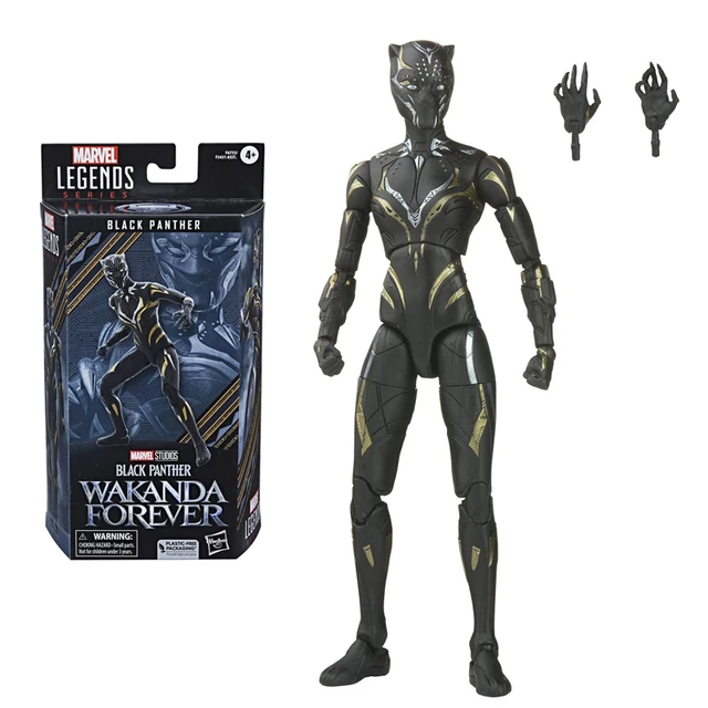 Marvel Legends Series Black Panther Wakanda Forever Black Panther 6-Inch  Action Figure