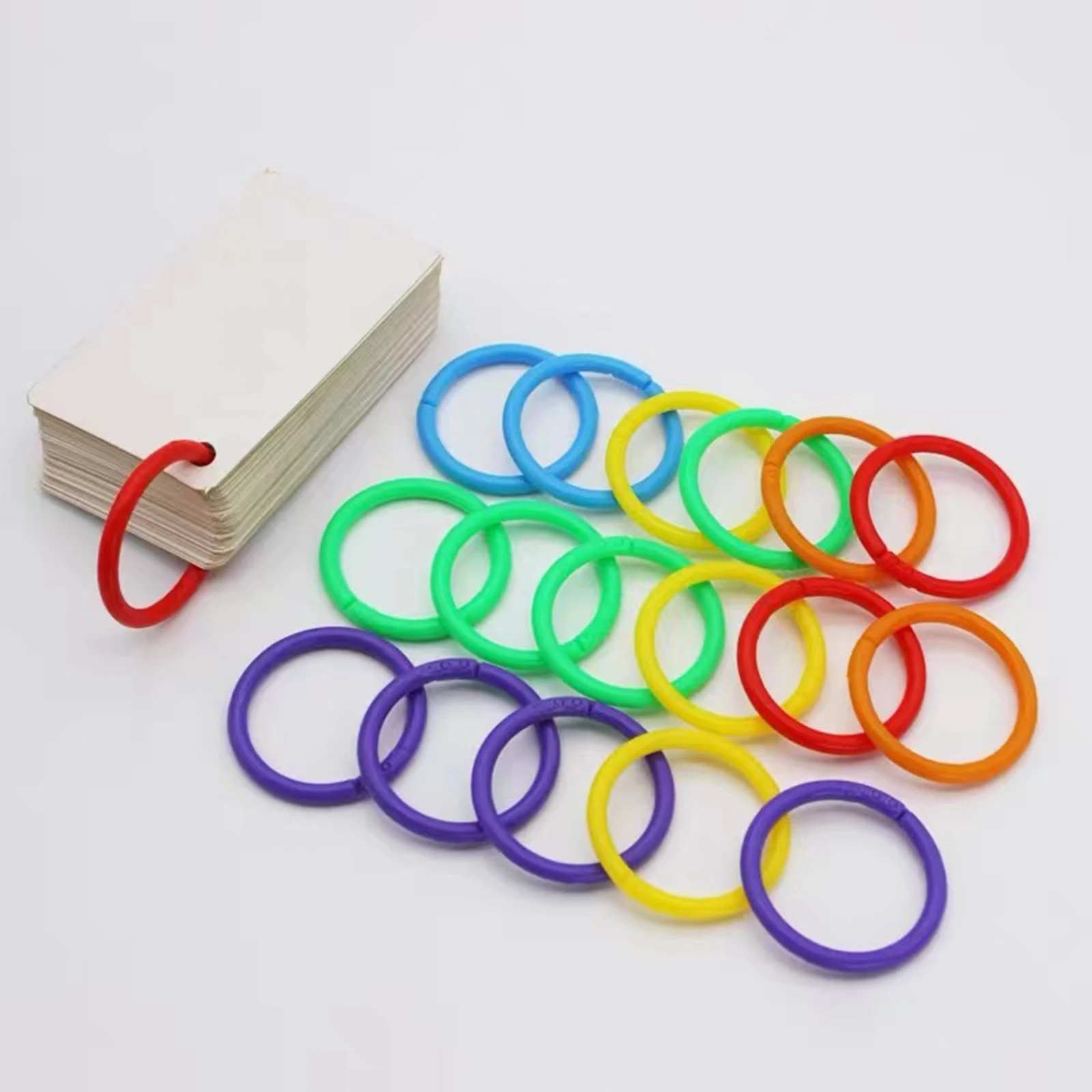 Loose Leaf Binder Rings 50pcs for Office Binding Supplies,plastic binding rings,loose leaf binding coil,book binding supplies,plastic binding coil