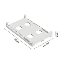 Étagère de rangement pour réfrigérateur, tiroir, égouttoir à vaisselle, porte-boissons, étagère de rangement pour aliments en plastique, organisateur de cuisine, accessoires de cuisine 2