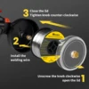 SSIMDER Spool Gun 16ft 200 Amp Aluminum Welding Spool Gun Supports 2 LBS flux cored wire Euro Connection Fits SD-4050 Pro, MIG-2 3