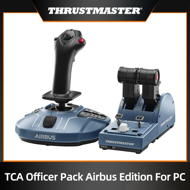 THRUSTMASTER Joystick TCA Officer Pack Airbus Edition : Réplique