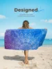Diveblues Microfiber Beach Towel Fast Drying, Extra Large  Sand Free Beach Towel Super Lightweight Towels for Yoga Gym Sports