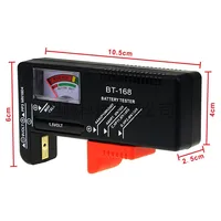 BT-168 AA/AAA/C/D/9V/1.5V batteries Universal Button Cell Battery Colour Coded Meter Indicate Volt Tester Checker BT168 Power 2