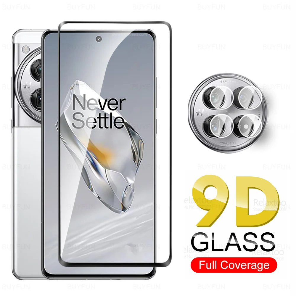 Vetro Curvo 9D Per Fotocamera Oneplus 12 5G Vetro Temperato One Plus 12R Onepkus Onemore 12 R Oneplus12 Oneplus12R Protezione Dello Schermo