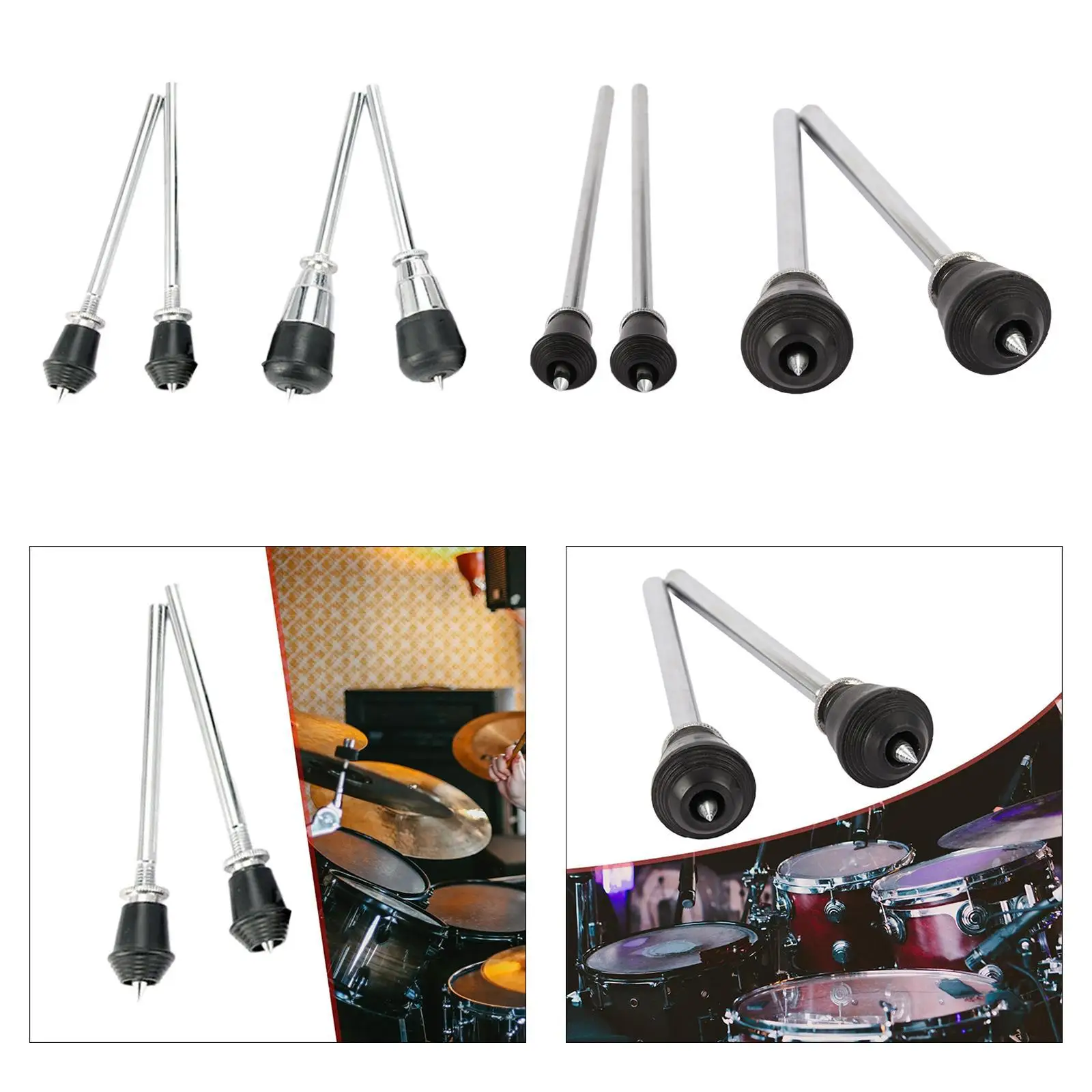 2x Metal Floor Tom Drum Legs Stable Non Slip DIY Easy to Install Professional Drum Parts Accessories Percussion Instrument 2x Metal Floor Tom Drum Legs Stable Non Slip DIY Easy to Install Professional Drum Parts Accessories Percussion Instrument