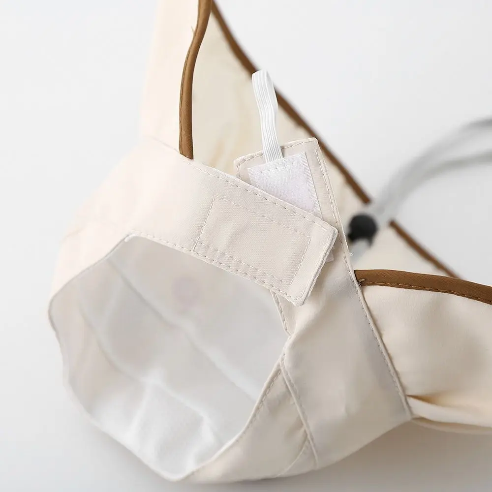 Korean Style Cartoon Capybara Bucket Hat Solid Color Shading Hat Summer Kid Sunhat Quick-dry Anti-UV Sun Hat