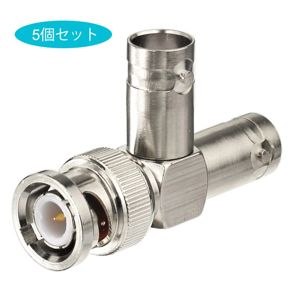 BNC Female to Male T Shape Video Splitter Adapter for CCTV
