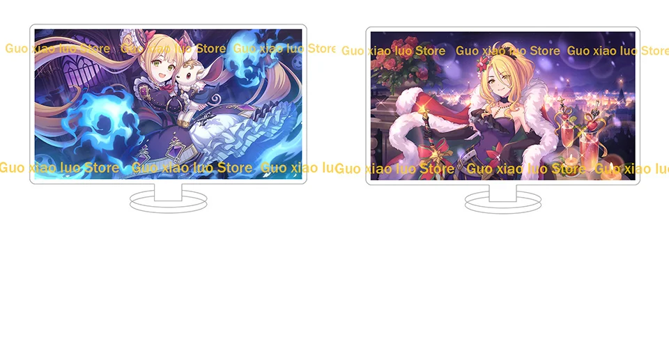 Prinzessin verbinden! Re:Dive Character Wallpapers Misogi Rima Anna Mitsuki Suzuna Kaori Mimi Kuuka Acrylständer Schreibtischdekoration Spielzeug – Detail 8