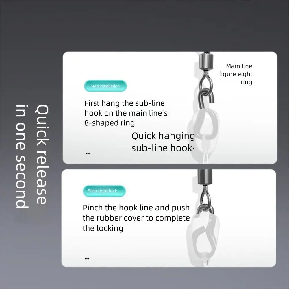 5pcs Flip hook Fishing Hair Rigs hook Equipment Ready Made Carp Fishing Hook Size 7#-14# Pesca Carp Rigs fishing lure