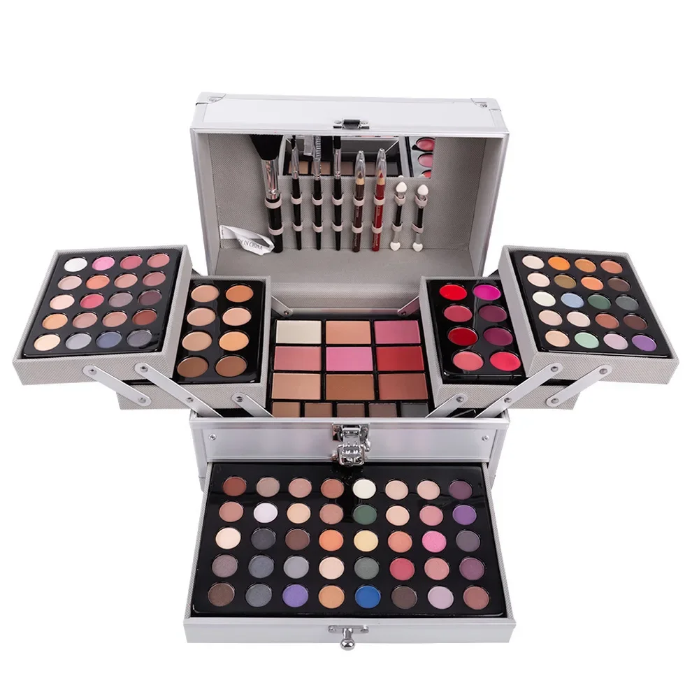 Makeup set gift box complete mystery box lipstick eyeshadow lip gloss blush brush full cosmetics for women