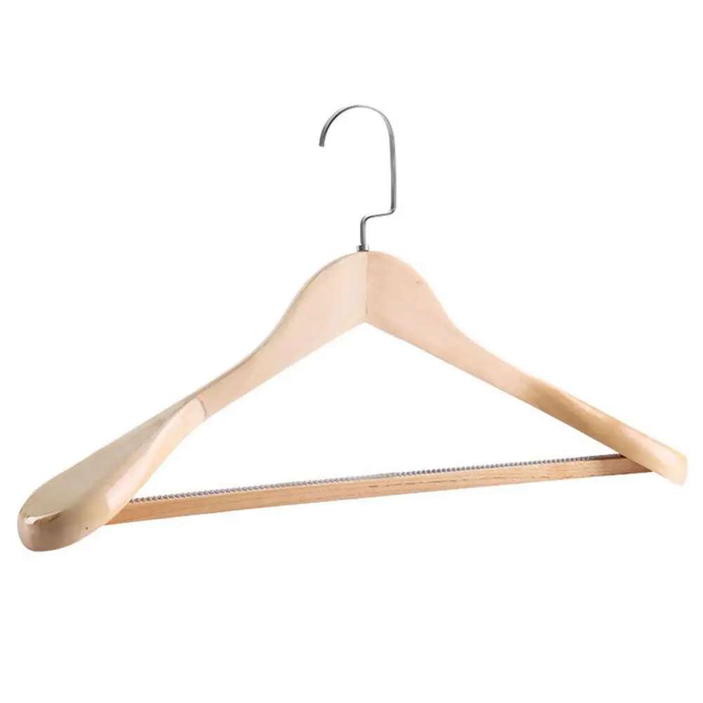Coat Hanger Curved Shoulder Design Durable Non-slip Wide Shoulder Hangers Organize Clothes Effortlessly