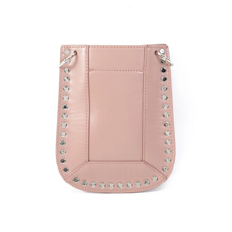 Rivets femmes sacs à bandoulière Hip Hop moto téléphone épaule femme sac de selle sacs à main de créateur sacs à main de mode_voghion.com