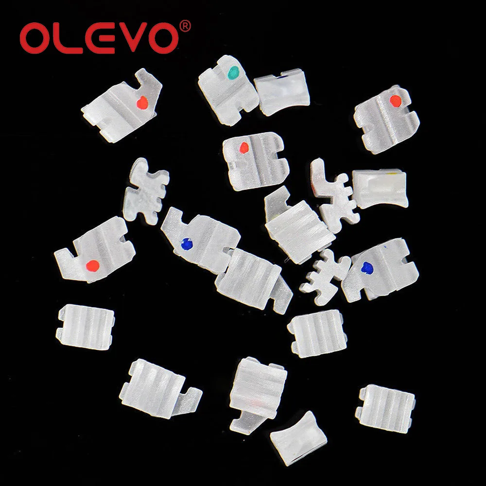 Attacchi In Ceramica Con Slot In Metallo Roth .022" Kit Completo Ga Su Canini Slot 022 - Foto 8