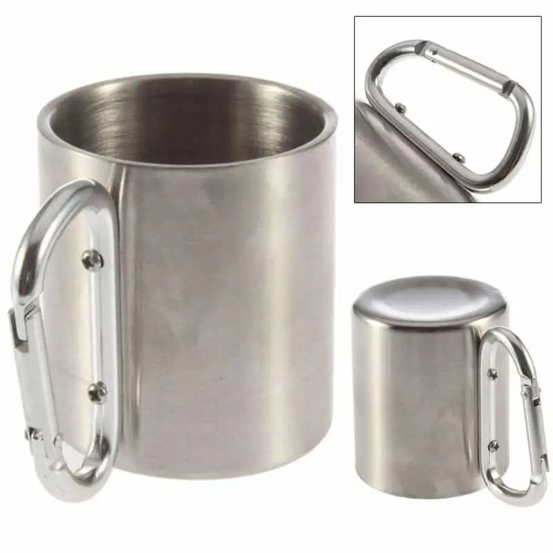 220ml 300ml 350ml 450ml Stainless Steel Cup Camping Traveling Outdoor