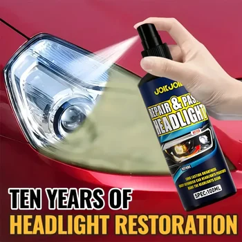 Spray per il ripristino dei fari dell'auto da 100 ml: riparazioni ed lucidanti, chiarezza duratura, ideale per l'illuminazione automobilistica