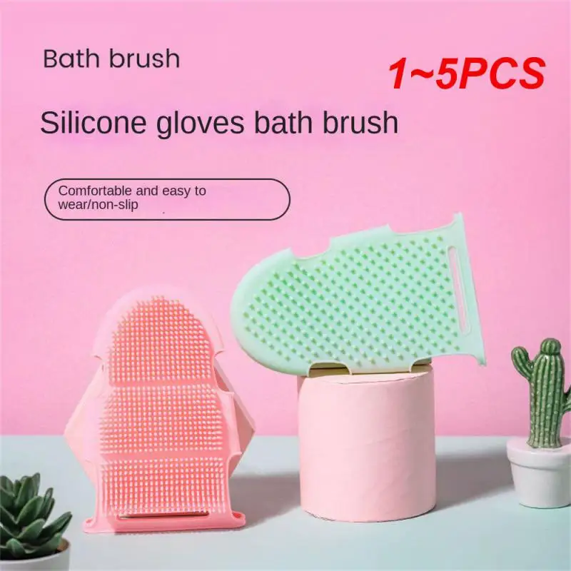 

1~5PCS Bathing Brush Japanese Lovely Wind Bath Brush Silicone Massage Brush Pet Bath Brush Cutin Removing Gloves Silicone Body