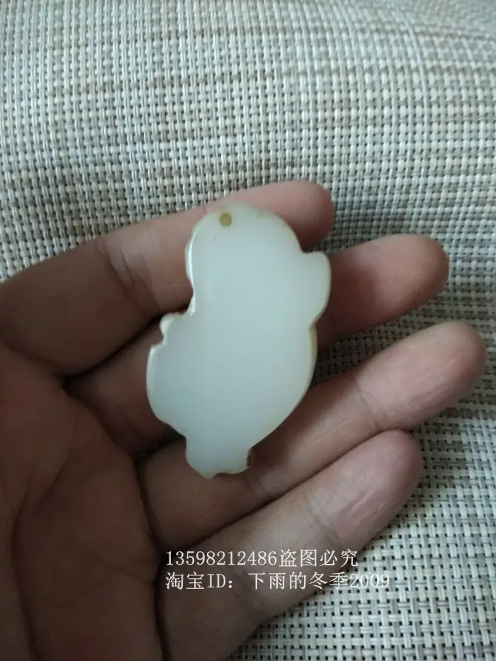 Antique jade miscellaneous collection antique white jade old jade jade jade Jucai Pixiu pendant brand jade brand jade pendant