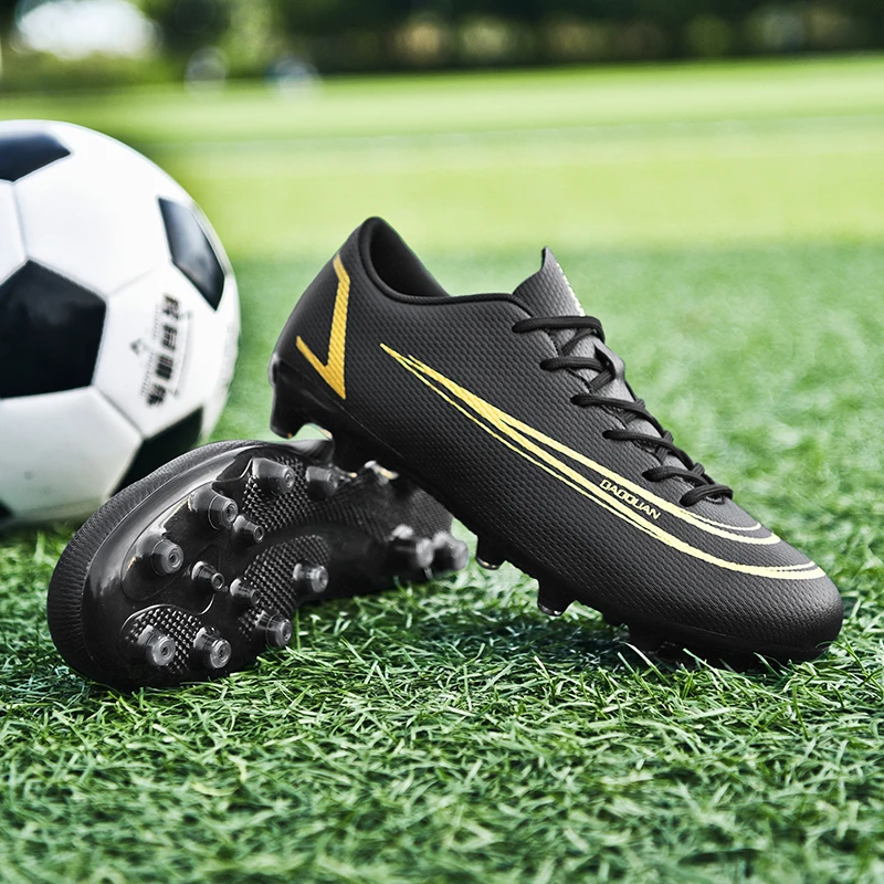 Soccer Shoes Football Boots Outdoor TF FG Outsole Unisex Breathable Non-Slip Low Ankle Futsal