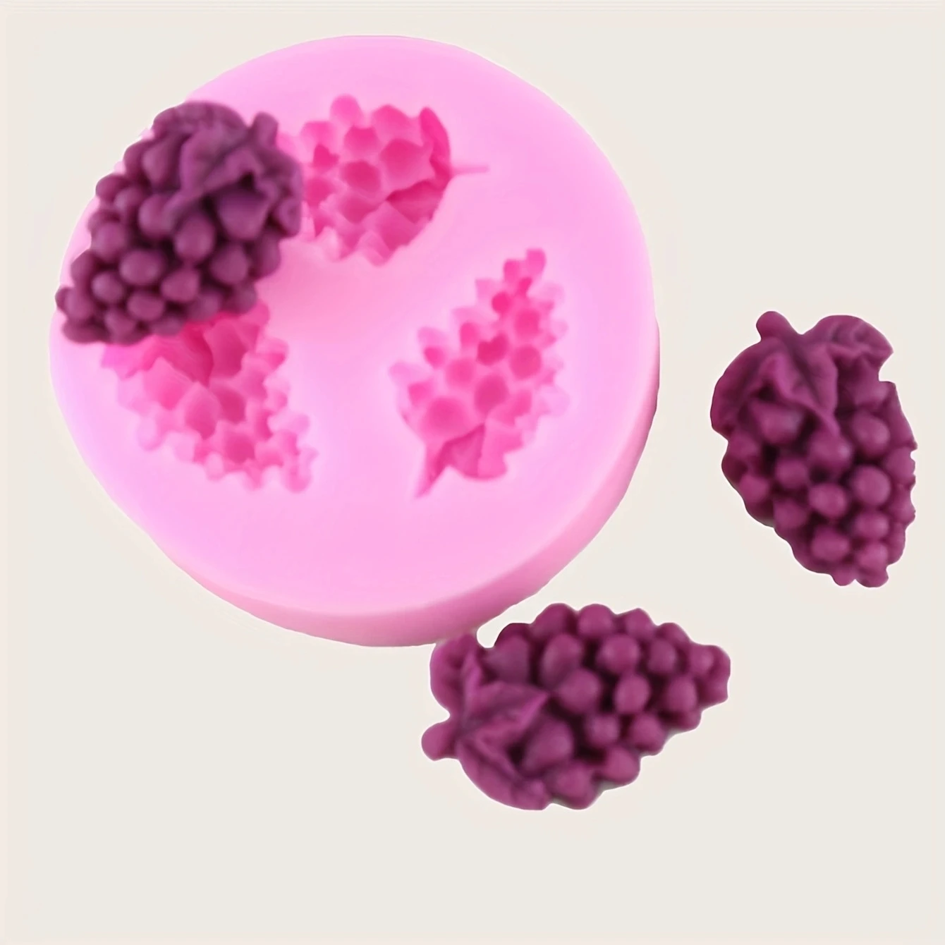 Grapes Shape Mold, 3D Silicone, For DIY Baking Tools