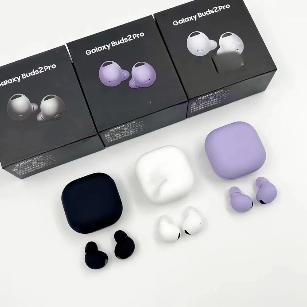 For Galaxy Buds2 Pro Earbuds Touch Control Wireless Headphones Noise Reduction Bluetooth-Compatible with Charging Box for iPhone 4