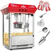 Olde Midway Bar Style Popcorn Machine Maker Popper with 8-Ounce Kettle - Red 2