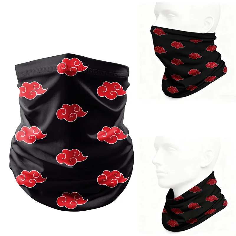 Akatsuki Anime Cosplay Itachi Bandana Maske Radfahren Masken Winter Cartoon Maske Schal Hals Maske Atmungsaktive Outdoor Warme Lätzchen Geschenk