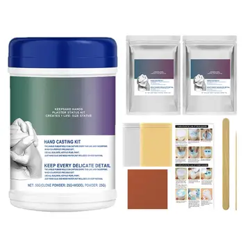 Kit per Calchi di Mani e Piedi per Neonati, Kit per Calchi di Mani per Bambini, Materiali per la Creazione di Sapone per Bambini, Neonati, Adulti, Coppie e Famiglie